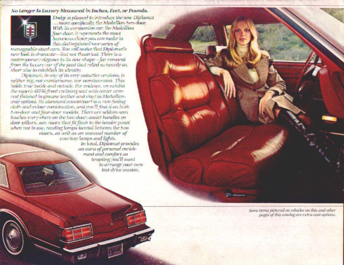 1978 Dodge Diplomat Brochure Page 13